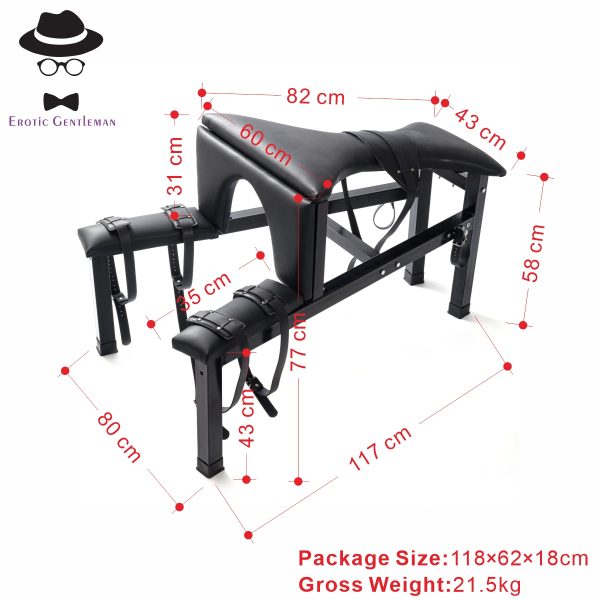 2024 new Kneeling Spanking Bench BDSM Furniture Bondage Restraints Multifunction Sofa Sex Machine Toys - Image 10