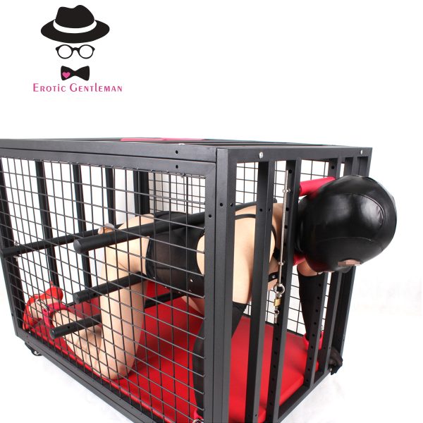 Generic BDSM Bondage Kits Love Sex Furniture Cage Dog Slave Restraint Training Torture Sex Toys