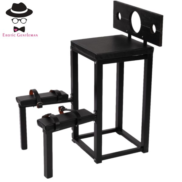 BDSM Bondage Gear Restraint Ankle Handcuffs Cangue Toys Sex Furniture Kneeling Penalty Chair Spanking Bench - Image 2